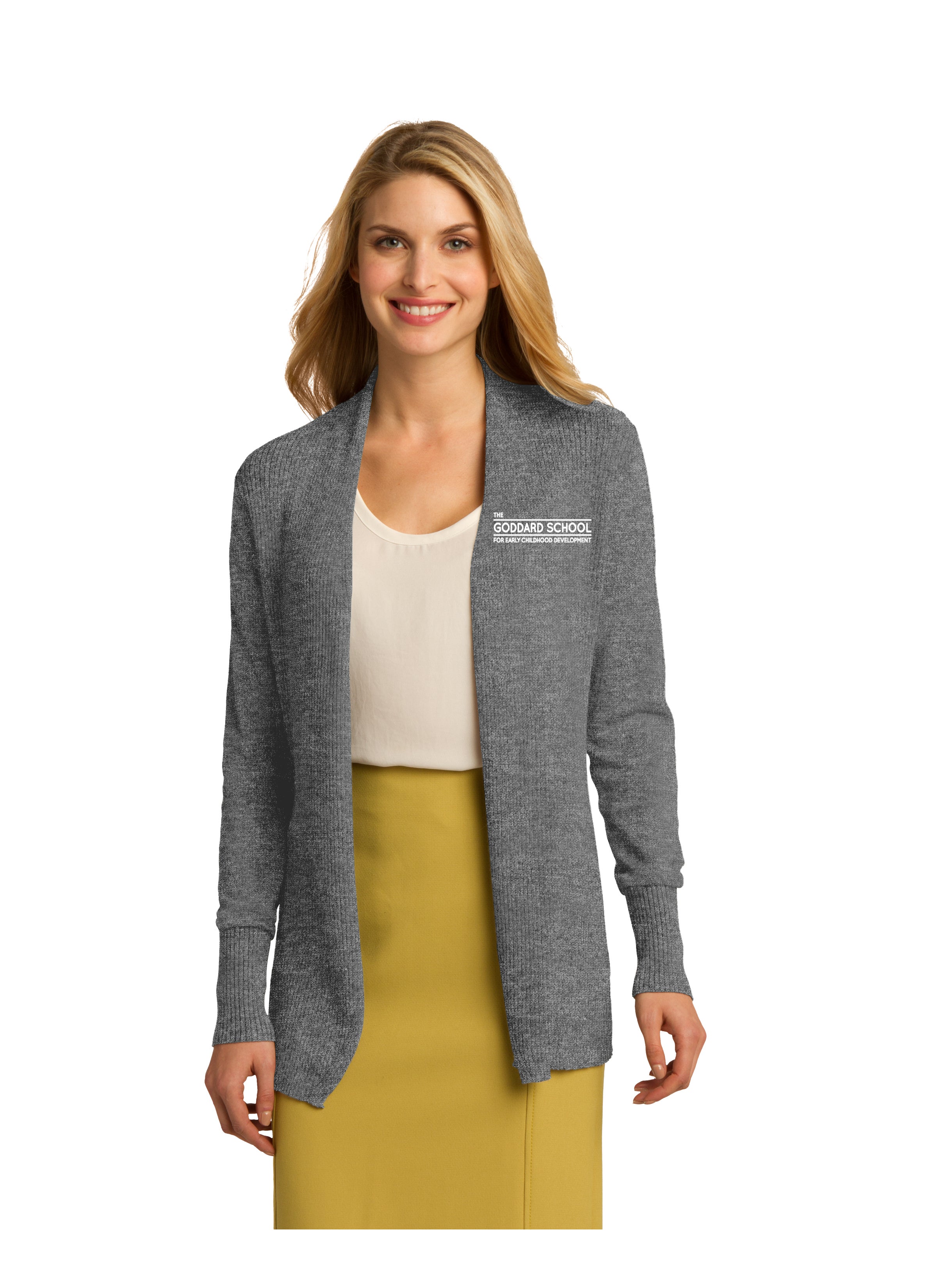 Port authority ladies open front cardigan sweater sales